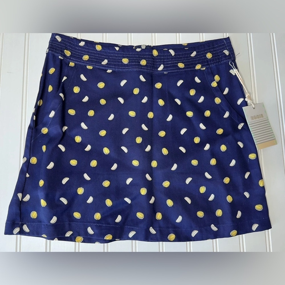 Eggie Women Printed Skirt Fruit Preppy Small NEW. 357